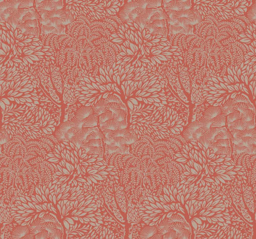 Mei Secret Garden Wallpaper - Oranges