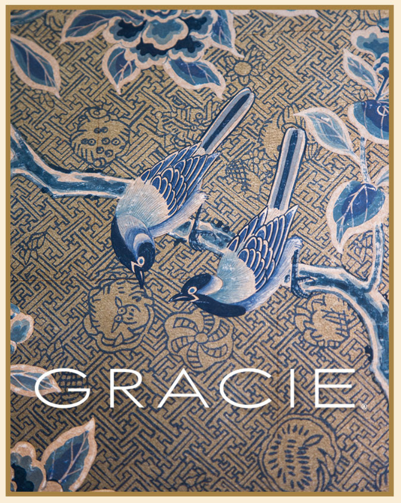 Gracie Hand Painted Wall Murals at Designer Wallcoverings