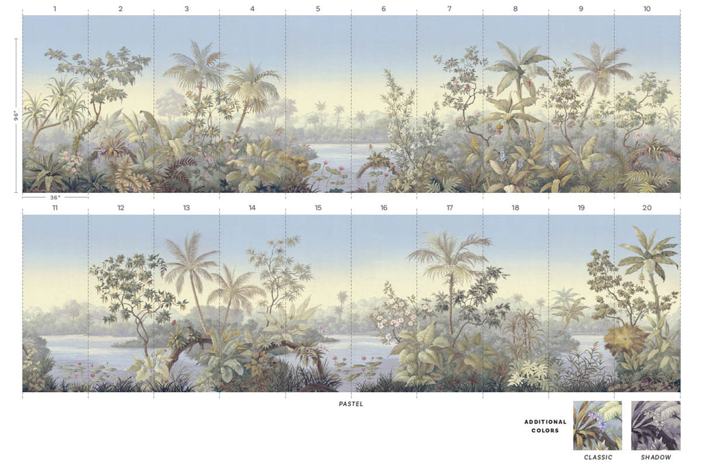 Et Cie Floridian Dream Set - Complete 20 Panel Set