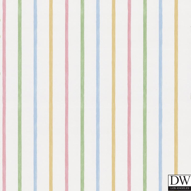 Vineyard Multicolor Stripes Wallpaper