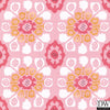 Valencia Pink Ikat Floral Wallpaper