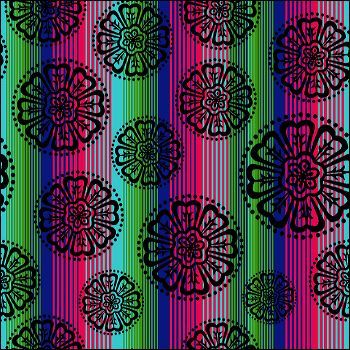 Ombre Medallion Digital Print Wallpaper - Pattern Design Lab
