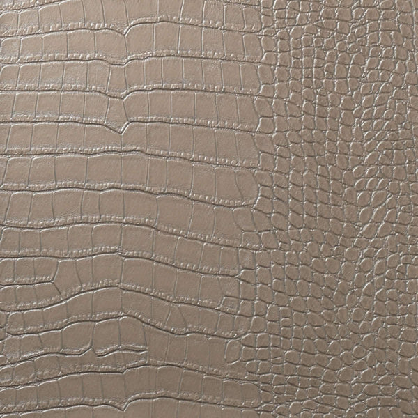 Le Embossed Croc - Taupe Grey Silver