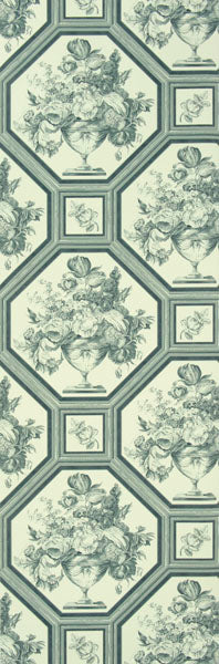 Bouquet Tile Print Wallpaper