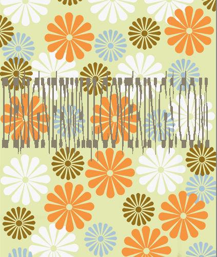 1970s Daisy Wallcovering