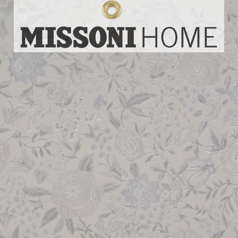 Missoni Home Oriental Garden Wallpaper - Pearl/Silver/Warm Grey