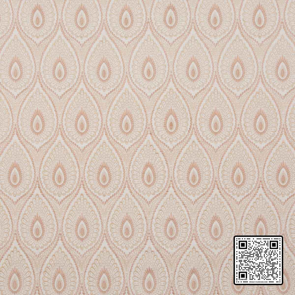 ASHMORE LINEN - 77%;VISCOSE - 20%;POLYESTER - 3% PINK BEIGE  DRAPERY available exclusively at Designer Wallcoverings