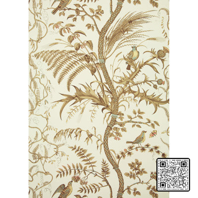  BIRD AND THISTLE PAPER BEIGE   WALLCOVERING available exclusively at Designer Wallcoverings