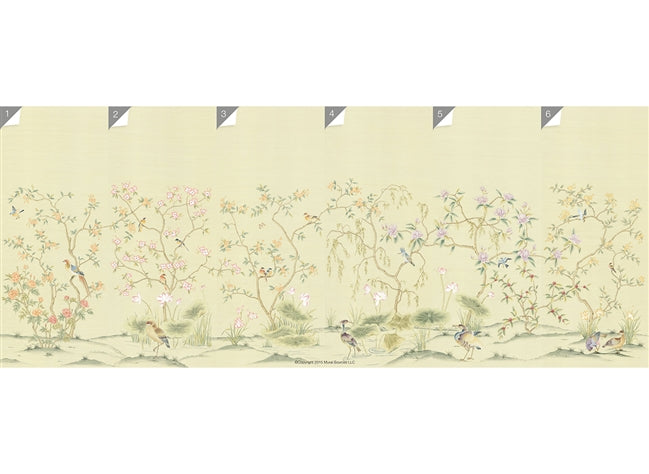 Amherst Gardens Spring by Et Cie Wall Panels - Designer Wallcoverings and Fabrics