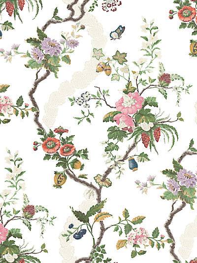 APRILE - MAGNOLIA - SCALAMANDRE WALLPAPER - CL_0001WP26728 at Designer Wallcoverings and Fabrics, Your online resource since 2007