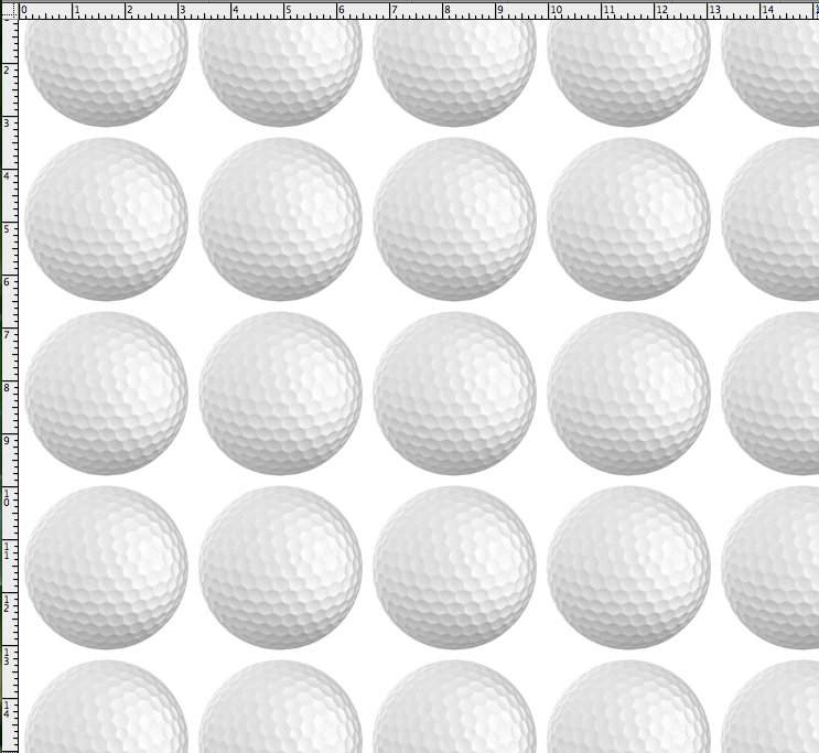 Digital Country Club Golf Balls - Designer Wallcoverings and Fabrics