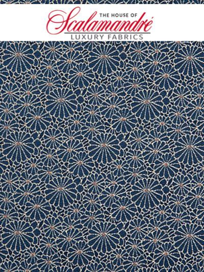 OBI JACQUARD - MARINE - FABRIC - H03467-008 at Designer Wallcoverings and Fabrics, Your online resource since 2007