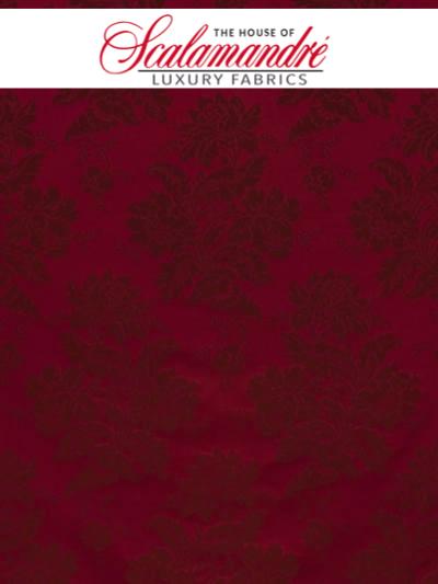 VILLARCEAUX - RUBIS - FABRIC - H04237-008 at Designer Wallcoverings and Fabrics, Your online resource since 2007