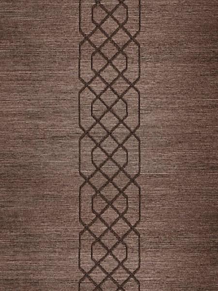 ADELAIDE BEADED SISAL - CHOCOLATE - SCALAMANDRE WALLPAPER - SC_0004WP88385 at Designer Wallcoverings and Fabrics, Your online resource since 2007