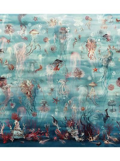 ABYSSAL - MURAL - OCEAN - SCALAMANDRE WALLPAPER - WH000013325 at Designer Wallcoverings and Fabrics, Your online resource since 2007