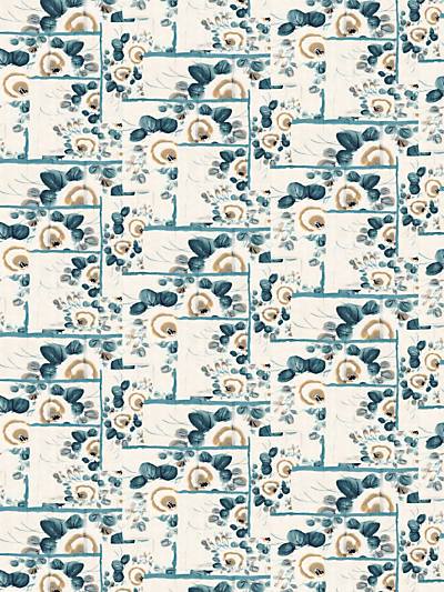 ANASTASIA - BLEU - SCALAMANDRE WALLPAPER - WH000033317 at Designer Wallcoverings and Fabrics, Your online resource since 2007