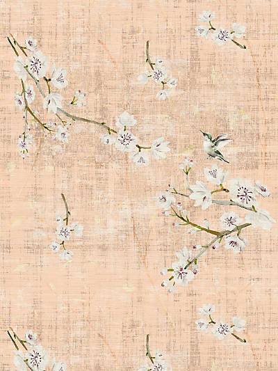 BLOSSOM FANTASIA - ROMANCE - NICOLETTE MAYER WALLPAPER - WNM1057BLOS at Designer Wallcoverings and Fabrics, Your online resource since 2007