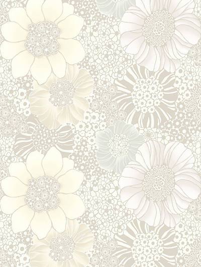 ANEMONES - GREIGE - SCALAMANDRE WALLPAPER - WRK0000ANEM at Designer Wallcoverings and Fabrics, Your online resource since 2007