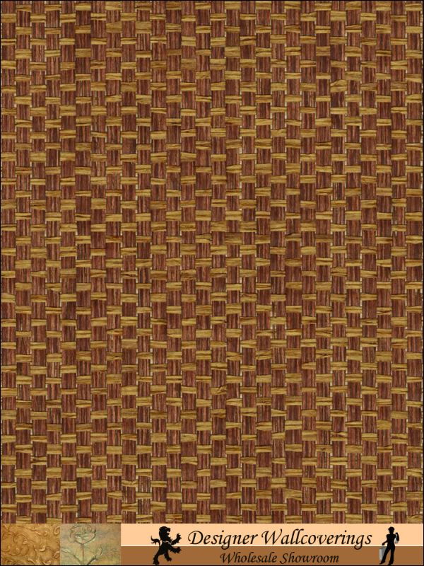 Madka Basketweave Grasscloth Wallpaper
