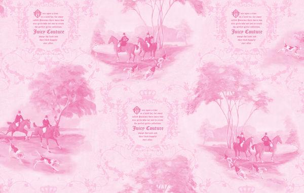 Digital Print on Smooth Vinyl - Printed for Juicy Couture - Designer Wallcoverings and Fabrics