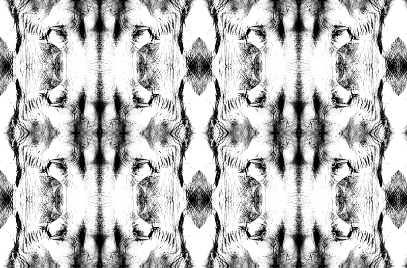 Elephant Skin Walls  - 02 Black White Grey - Pattern Design Lab