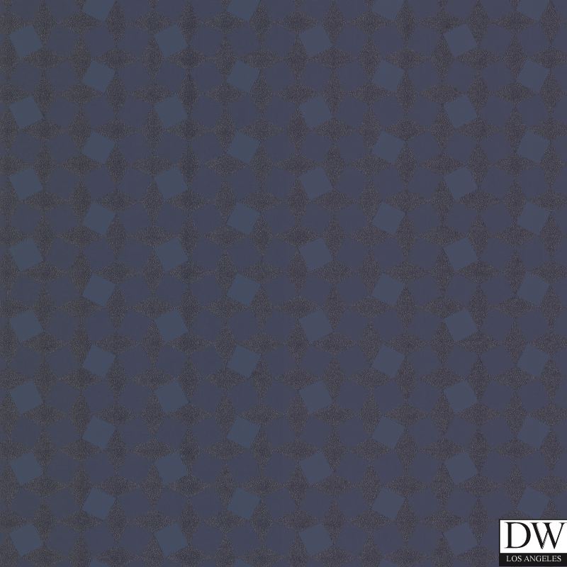 Meteor Navy Blue Geometric Texture Wallpaper
