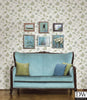 Georgette Turquoise Jacobean Wallpaper