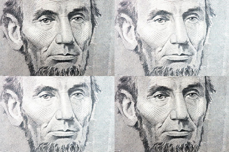 Lincoln, Lincoln on the Wall - Black and White