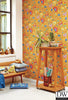 Epona Yellow Floral Fantasy Wallpaper