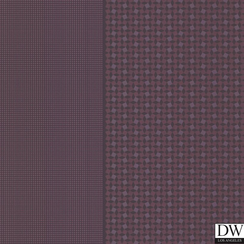 Mitra Purple Geometric Stripes Wallpaper