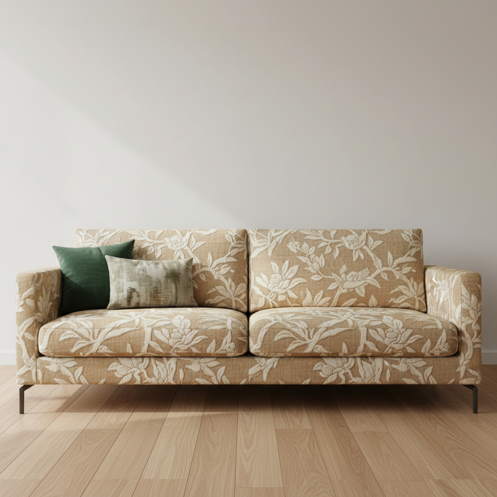 Dale City Omniscient Oak Traditional beige & brown | Architectural Fabrics