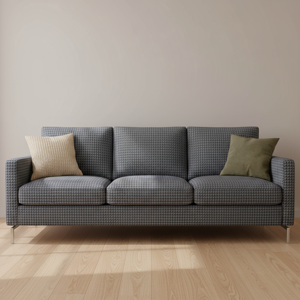 Oilville Steel Blue Contemporary Charcoal & Light Gray | Architectural Fabrics