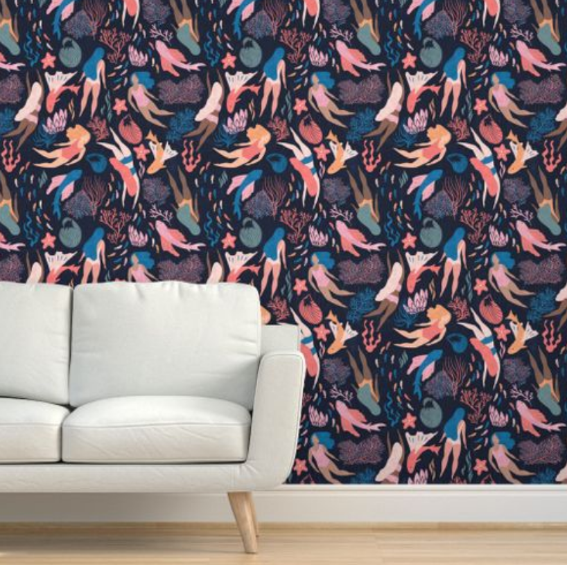 The Feminine Form Wallcoverings - Beauty & Strength Depicted