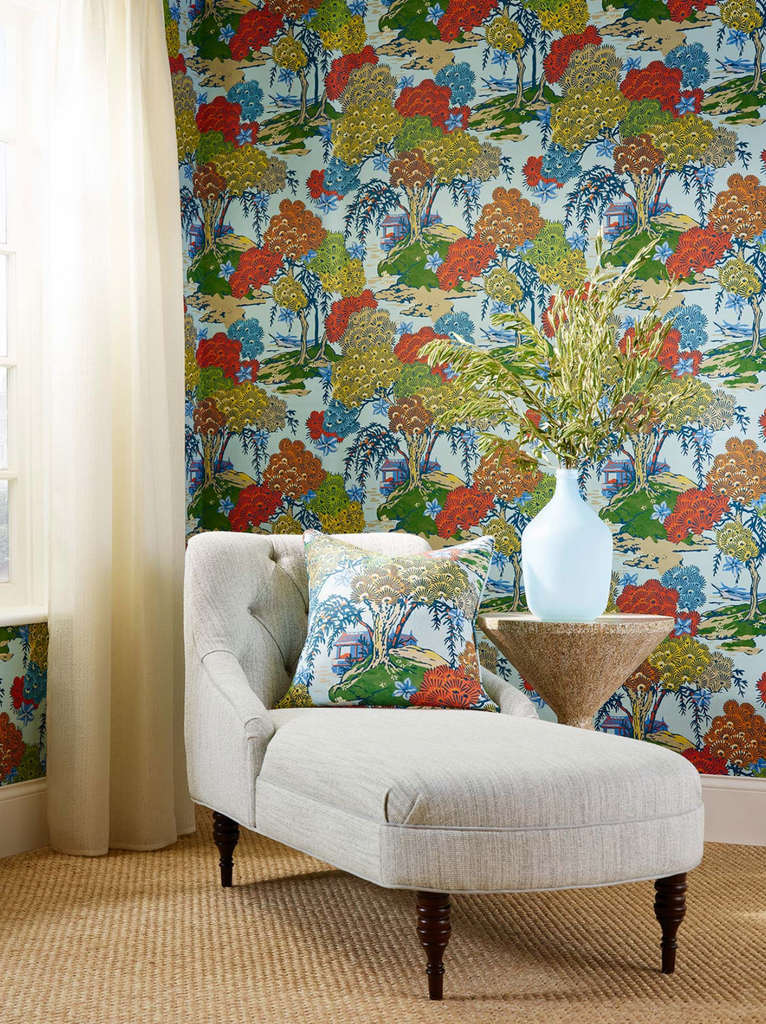 Introducing: Sea Of Trees Wallcovering – Designer Wallcoverings and Fabrics