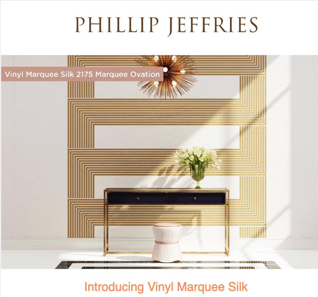 New for Spring: Vinyl Marquee Silk by Phillip Jeffries