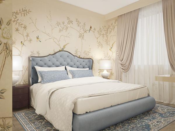 Project Spotlight: Elegant Bedroom with Classic Chinoiserie Walls