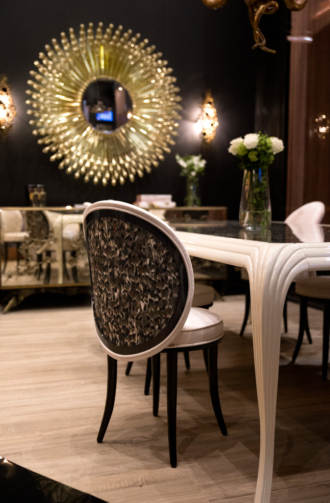 Special Item: Merveille Real Feather Dining Chair by KOKET