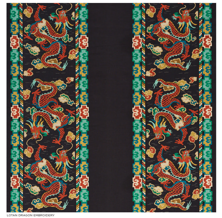 Conversation Pieces: Luxurious Chinoiserie Wallpaper and Fabrics