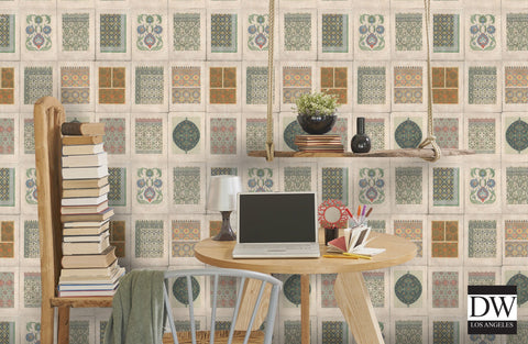 Orange Wallcovering Collection