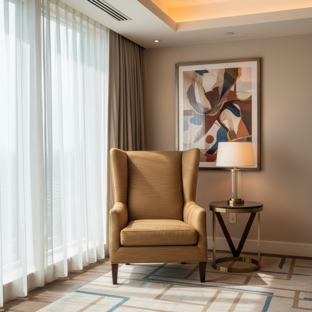 Linen Island - Gust Upholstered Chair | Architectural Fabrics