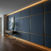 Vivace Reef - Ink Upholstered Wall Panel | Architectural Fabrics