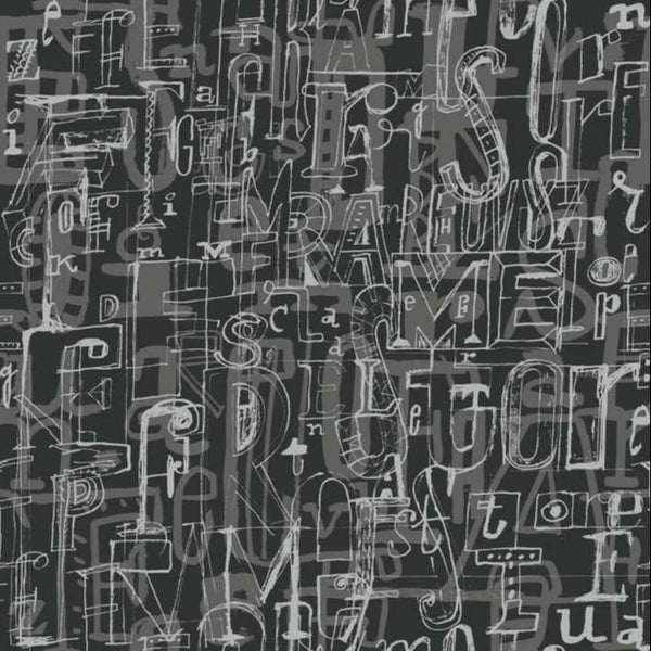 001 Lletres 1993-2 Wallcovering | Tres Tintas