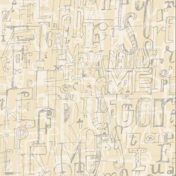 001 Lletres 1993-3 Wallcovering | Tres Tintas