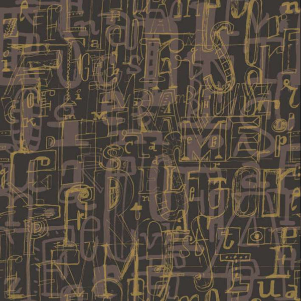 001 Lletres 1993-4 Wallcovering | Tres Tintas