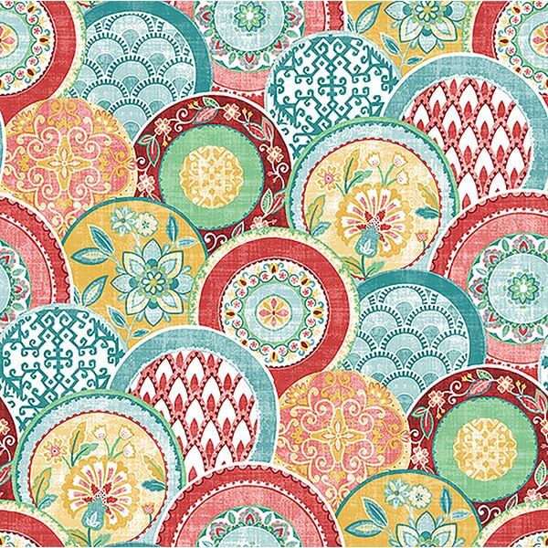 Laguna, Coral Wallcoverings | Malibu Wallcovering