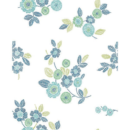 Malaga - Green Residential Wallcovering | Jeffrey Stevens