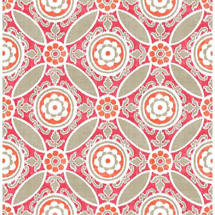 Maya - Pink Residential Wallcovering | Jeffrey Stevens