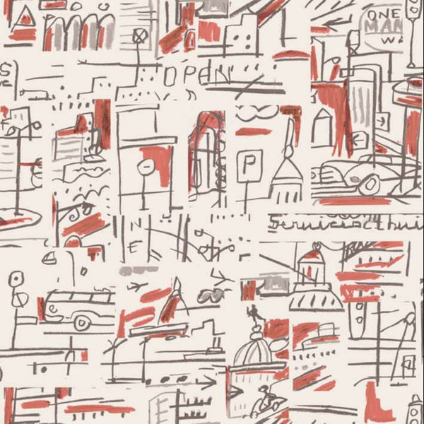 003 Ciutat 1998-2 Wallcovering | Tres Tintas