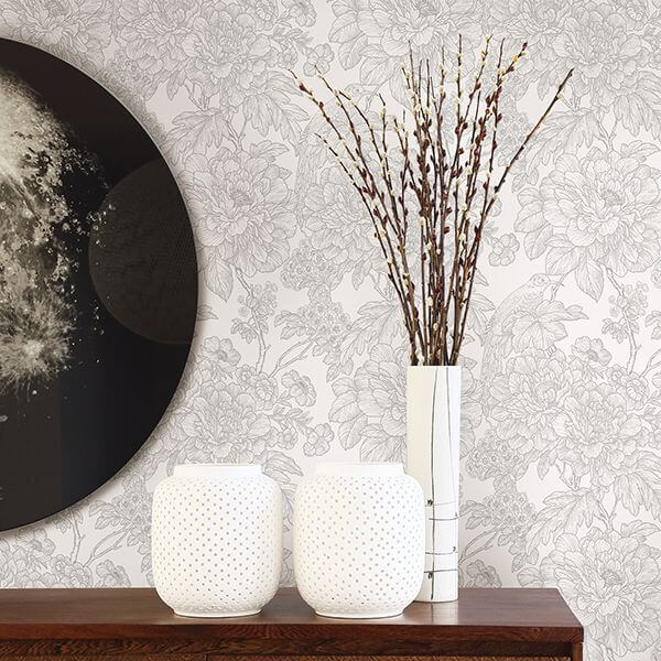 Birds of Paradise Breeze, Light Gray