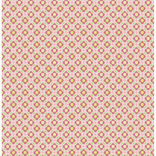 Audra, Pink Wallcoverings | LA Walls
